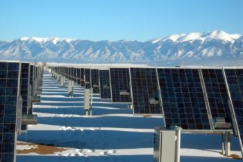 ESG investing from Bionic Capital - Solar power array and snowy mountain range ESG investing from Bionic Capital - Solar power array and snowy mountain range