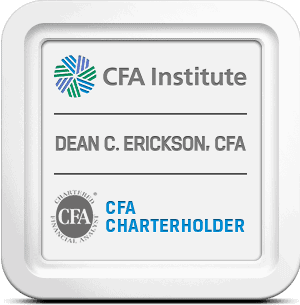 CFA Badge for Dean Erickson, CFA, CEO of Bionic Capital