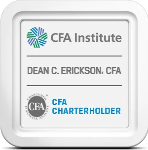 CFA Badge for Dean Erickson, CFA, CEO of Bionic Capital